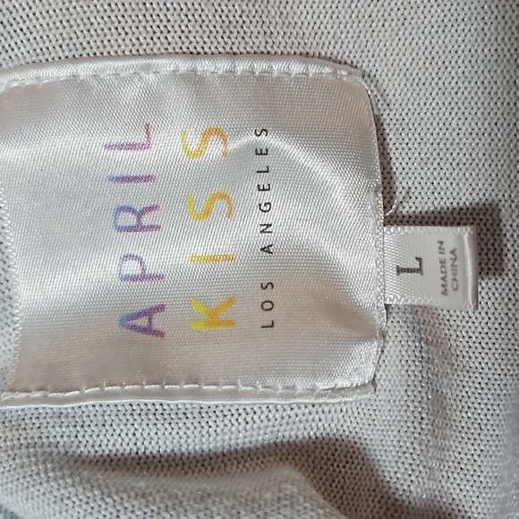 April Kiss Long Sleeve Light Blue Sky Tye-Dye Blouse - Picture 5 of 6